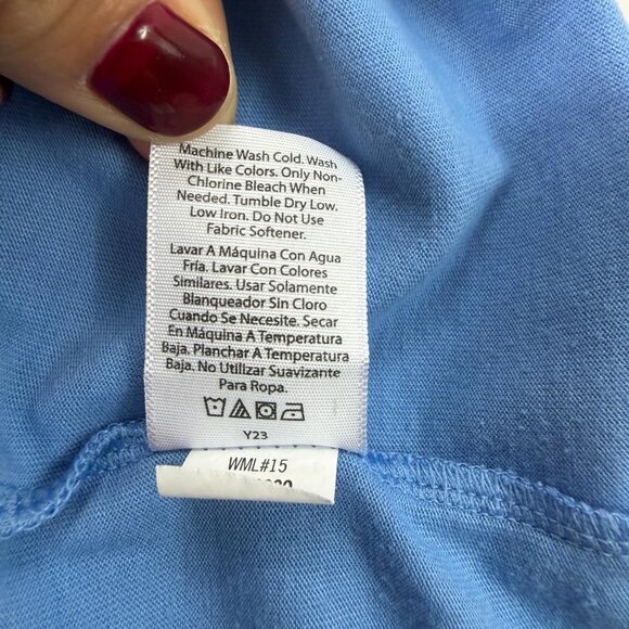 George Blue Crewneck Short Sleeve T-Shirt Men’s Size Small (34-36) - Picture 10 of 11